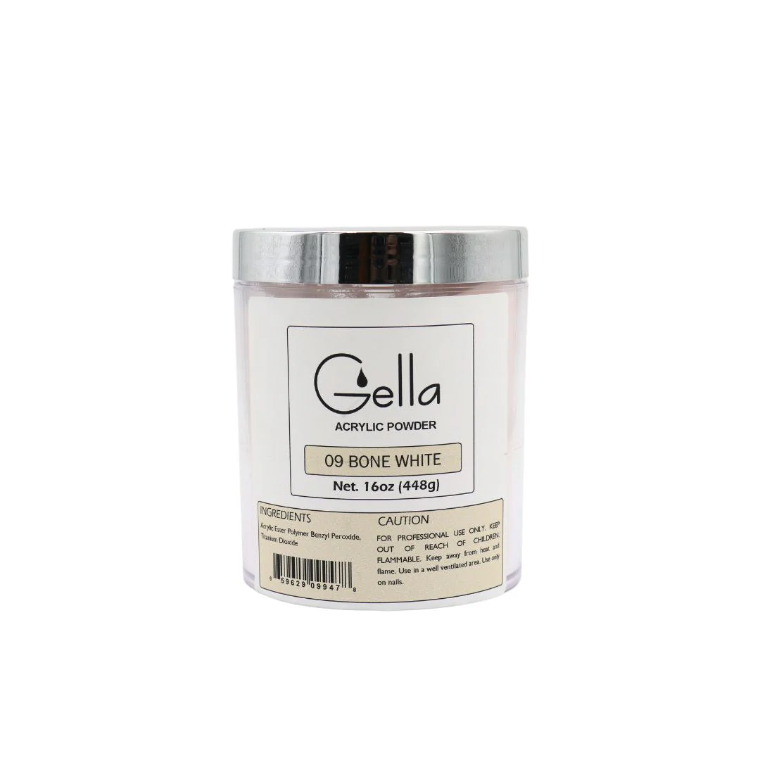 Acrylic Powder - 09 Bone White 448g (16oz)