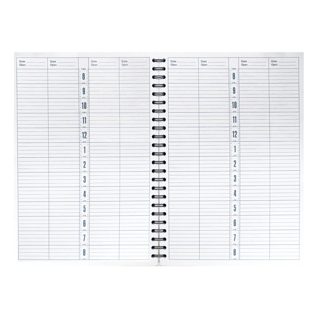 Appointment Book 4 Column Blue 300 pages - Image 3
