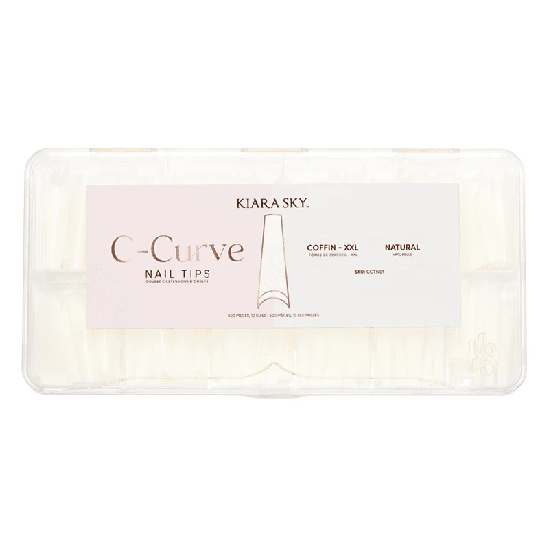 C-Curve Tip - CCTC01 XXL Coffin Natural 500pc