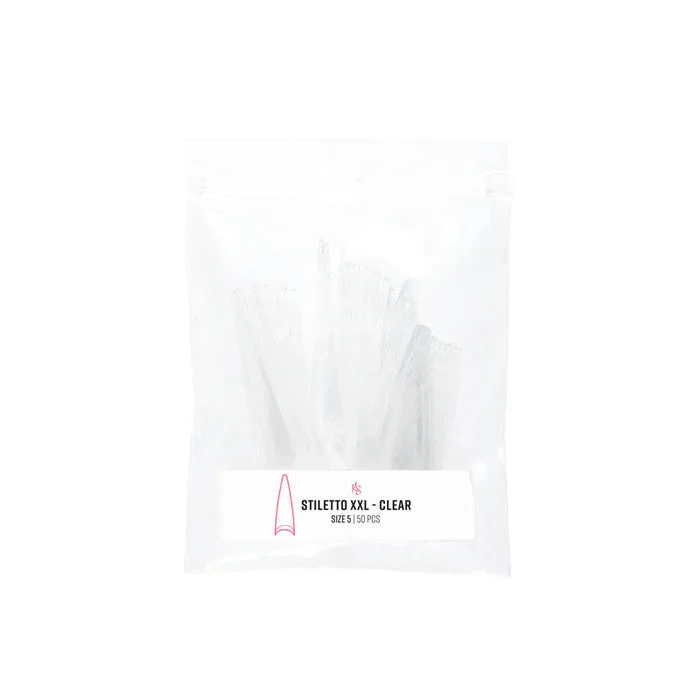 C-Curve Tip - CCTC02 XXL Stiletto Clear Refill - Image 6