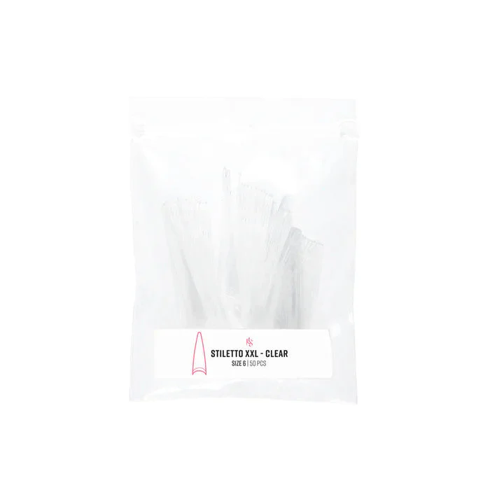 C-Curve Tip - CCTC02 XXL Stiletto Clear Refill - Image 7
