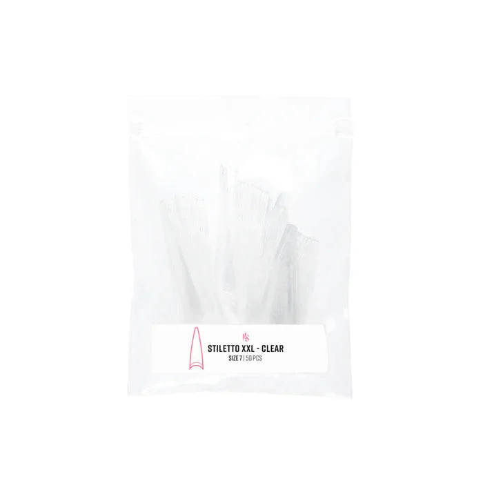 C-Curve Tip - CCTC02 XXL Stiletto Clear Refill - Image 8