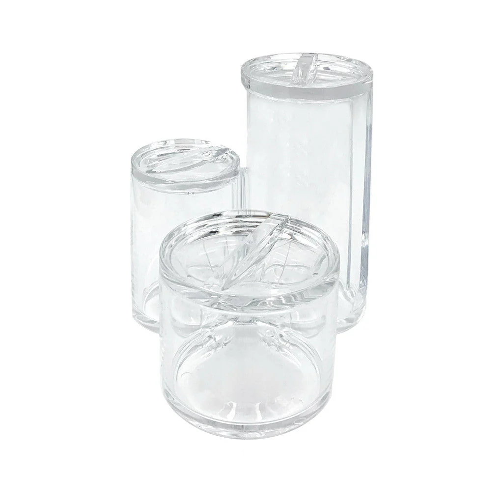 Clear Acrylic Cotton Organizer