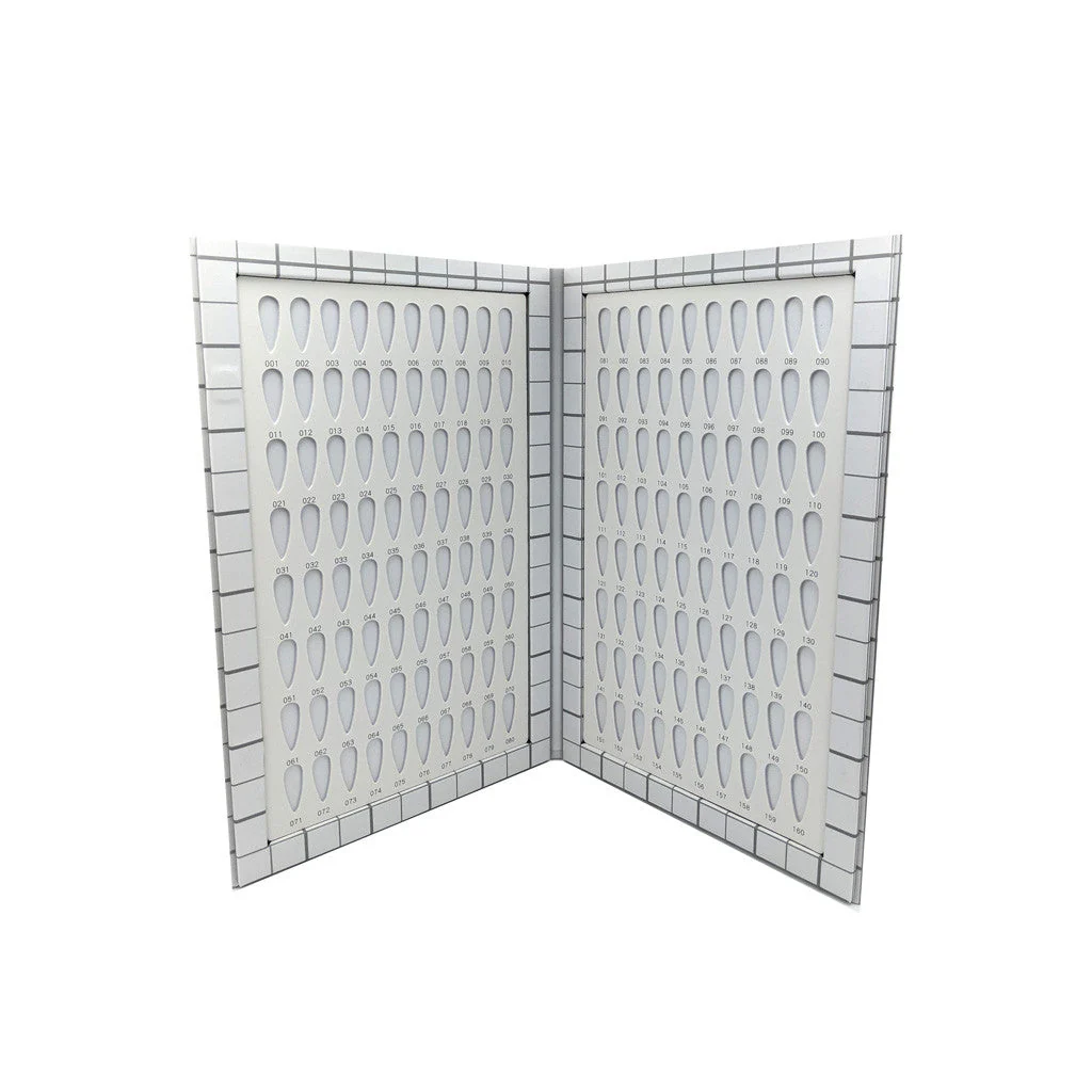 Color Chart Display Book Stiletto #1 Grid