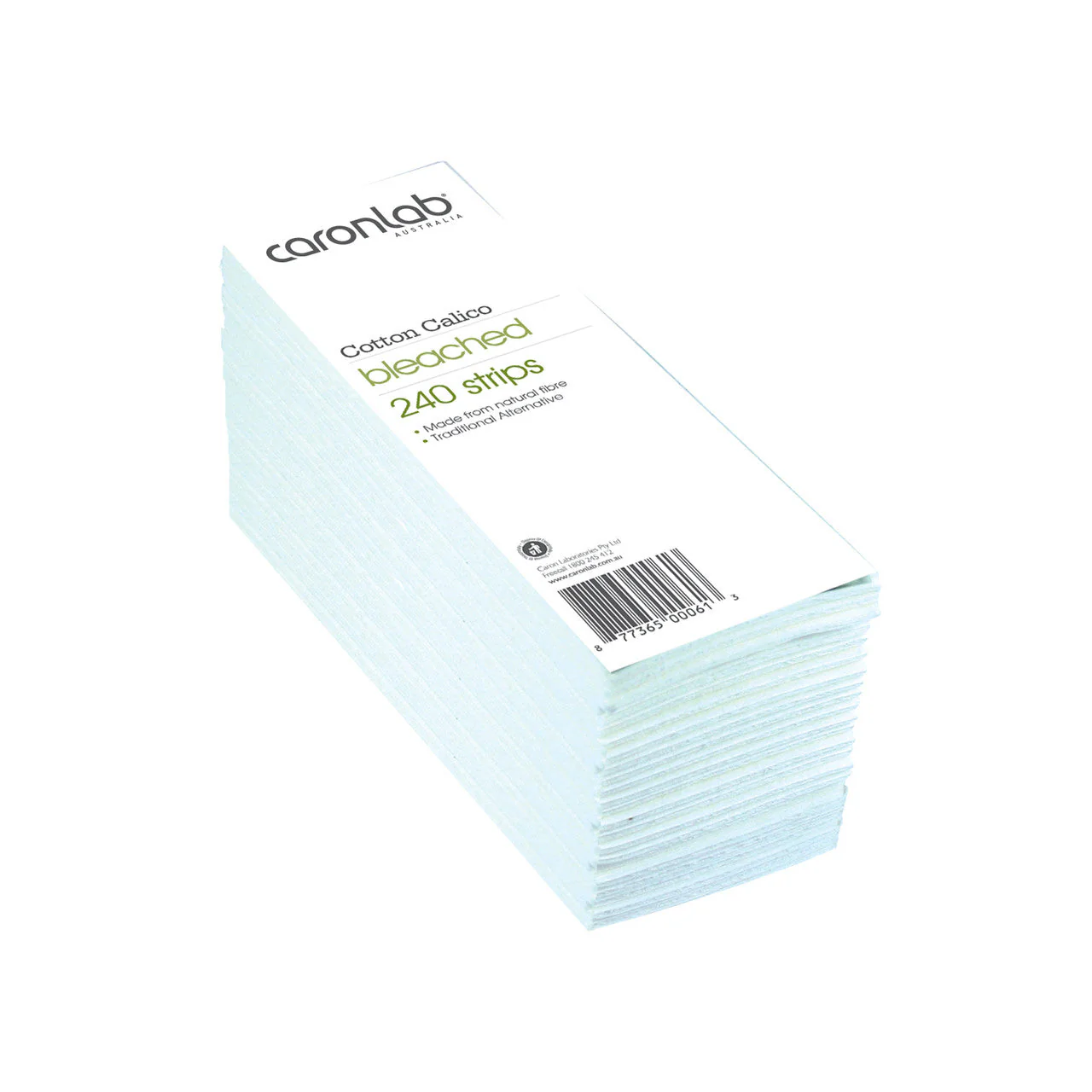 Cotton Calico Strips (bleached)  White 240pk