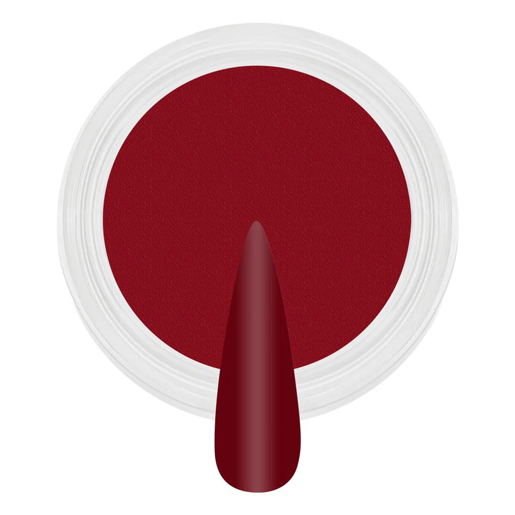 Dip & Acrylic Powder - D049 Red Wine - Image 2