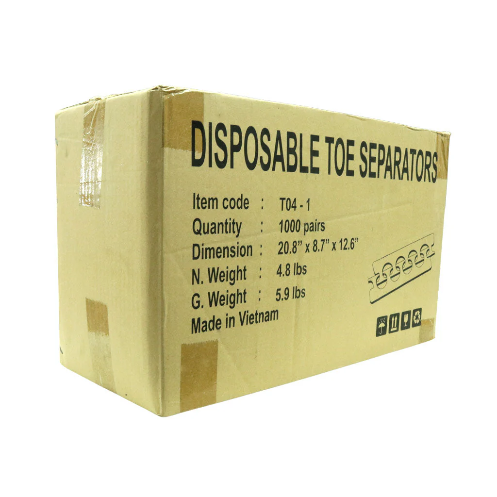 Disposable Toe Separators Assorted Colours - 1000pc (Carton)