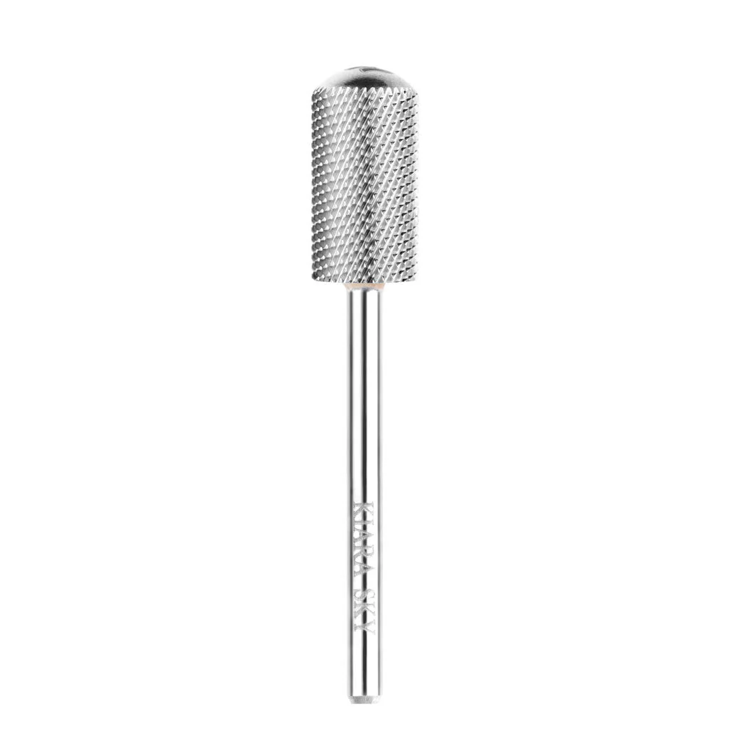 Drill Bit - Large Smooth Top Fine Silver