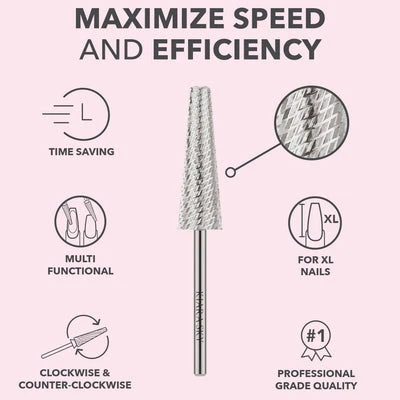 Drill Bit - XL 5 in 1 Coarse Silver - Image 2