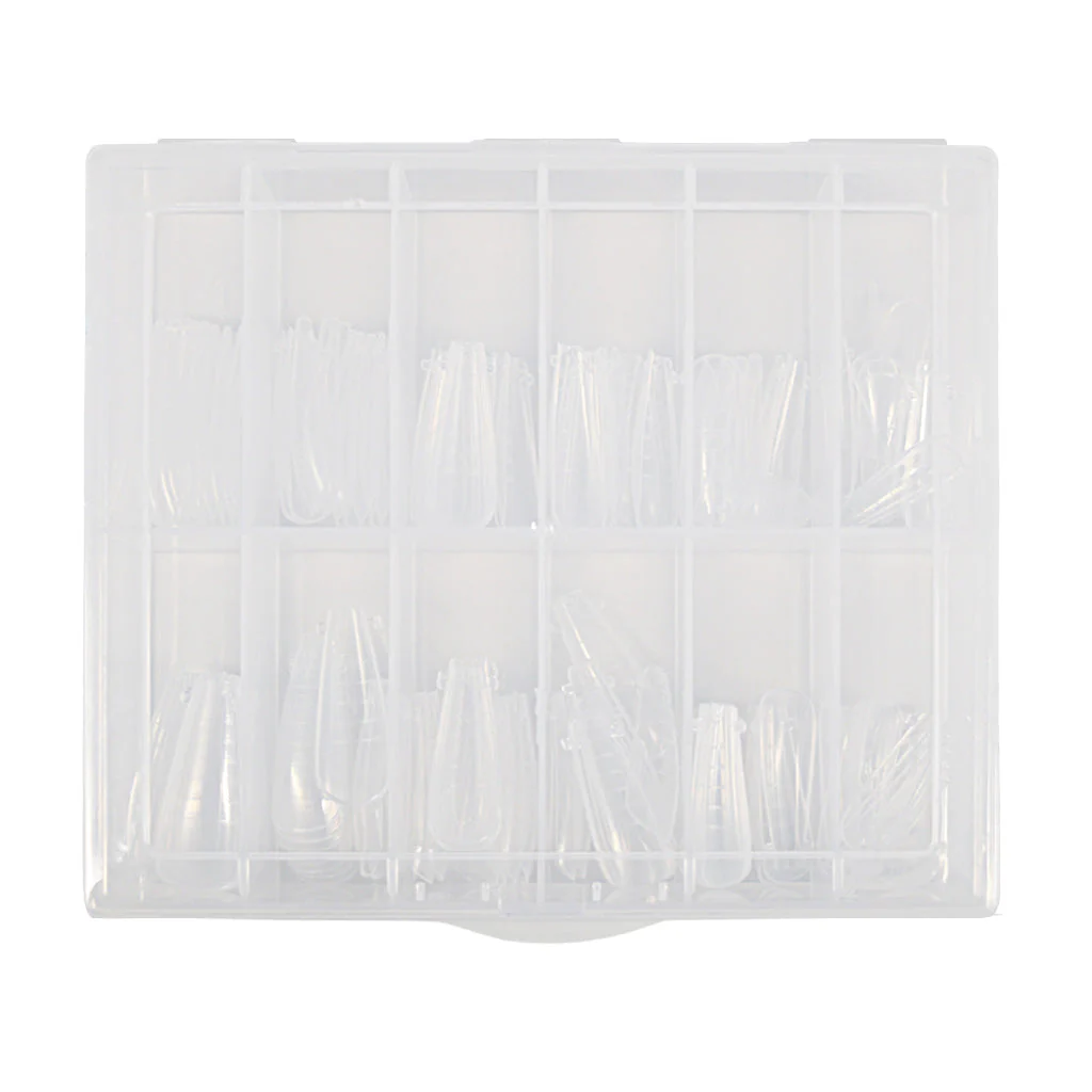 Dual Form Tips - Coffin #0-11 120pc