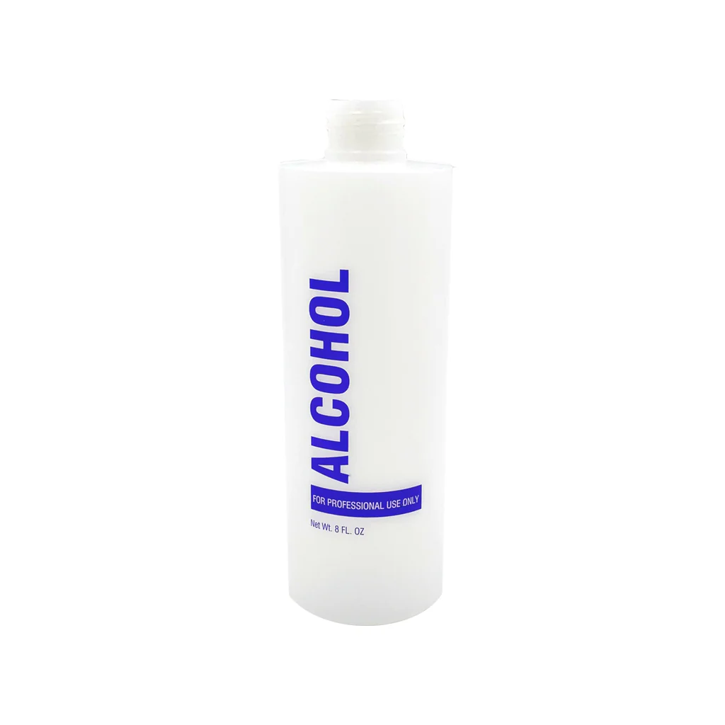Empty Alcohol Blue Bottle 237ml (8oz)