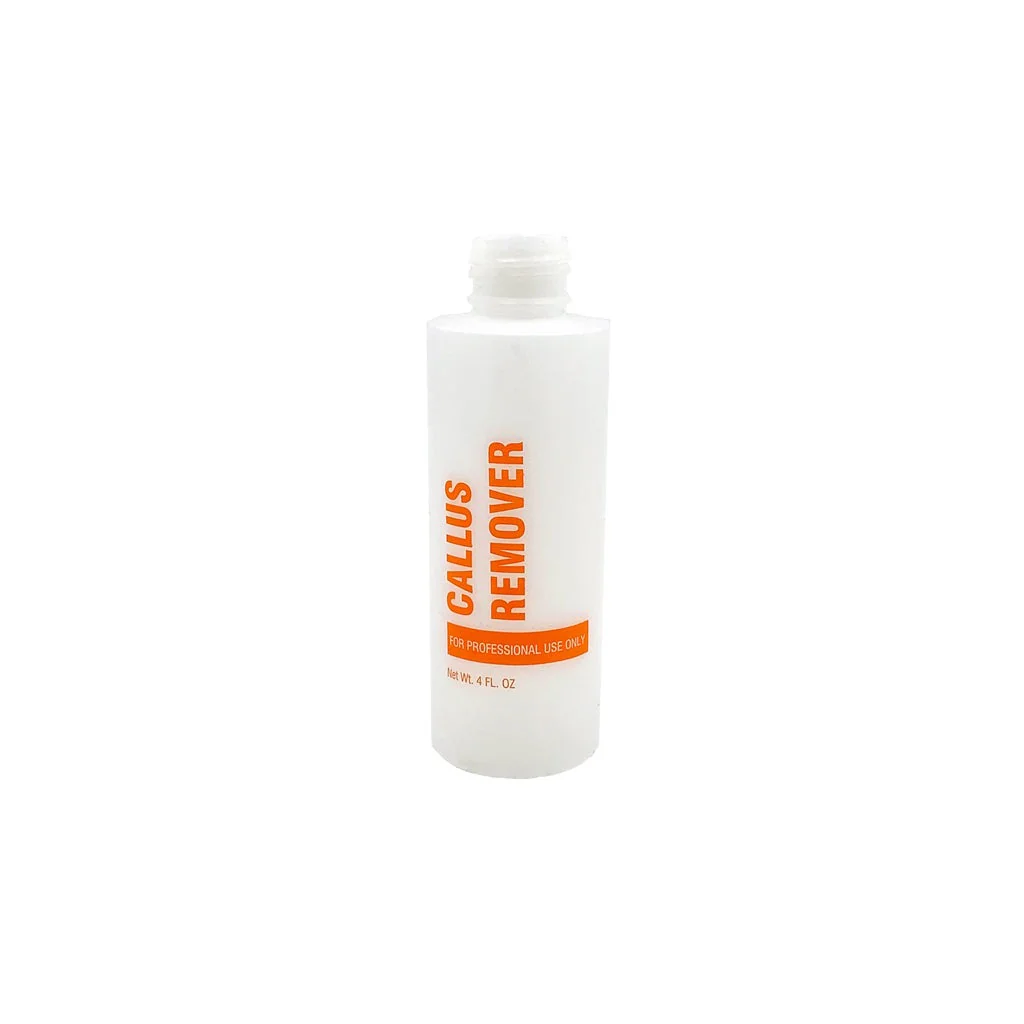 Empty Callus Remover Orange Bottle 118ml (4oz)