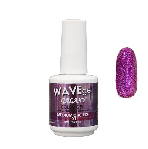 Galaxy Gel Polish - 01 Medium Orchid