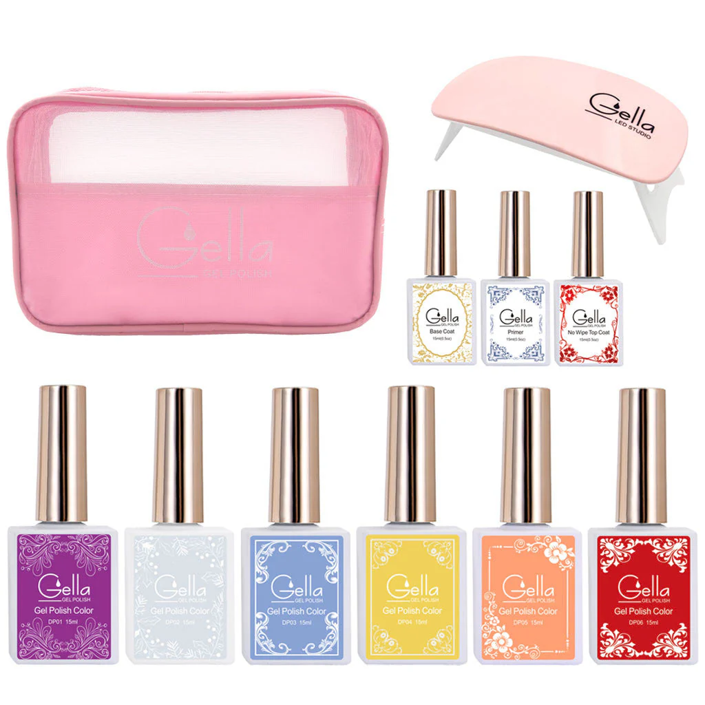 Gel Polish Kit + Studio Lamp