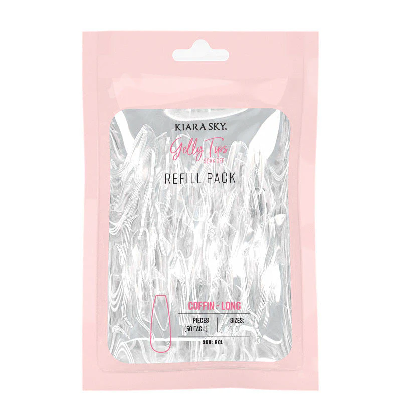 Gelly Tip Refill Pack - CL Long Coffin