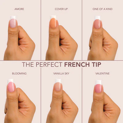 Gelly Tips Cover -  Coffin Medium Vanilla Sky - Image 6