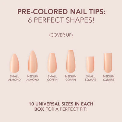 Gelly Tips Cover -  Square Medium Blooming - Image 5