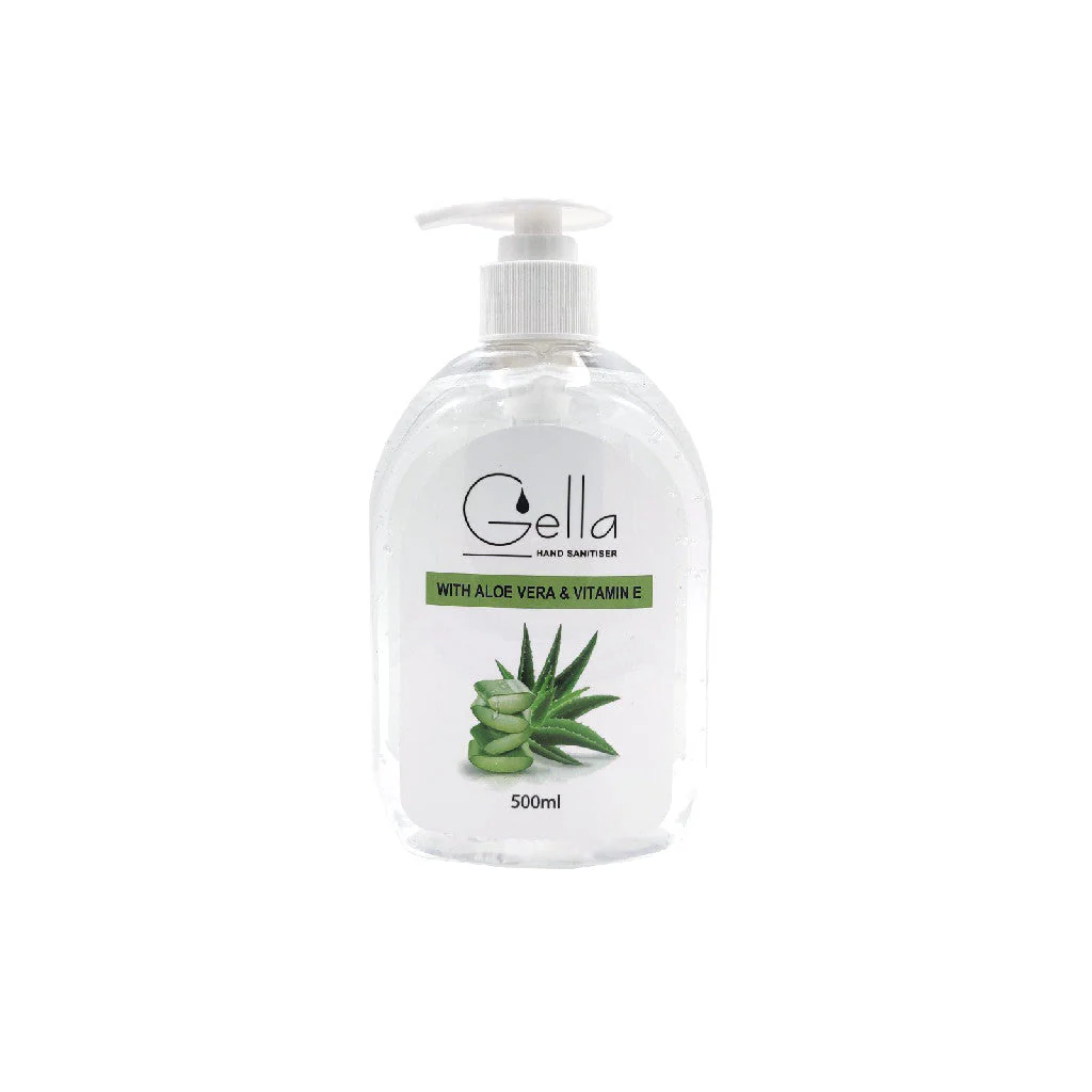 Hand Sanitiser With Aloe & Vitamin E - Pump Lid 500ml