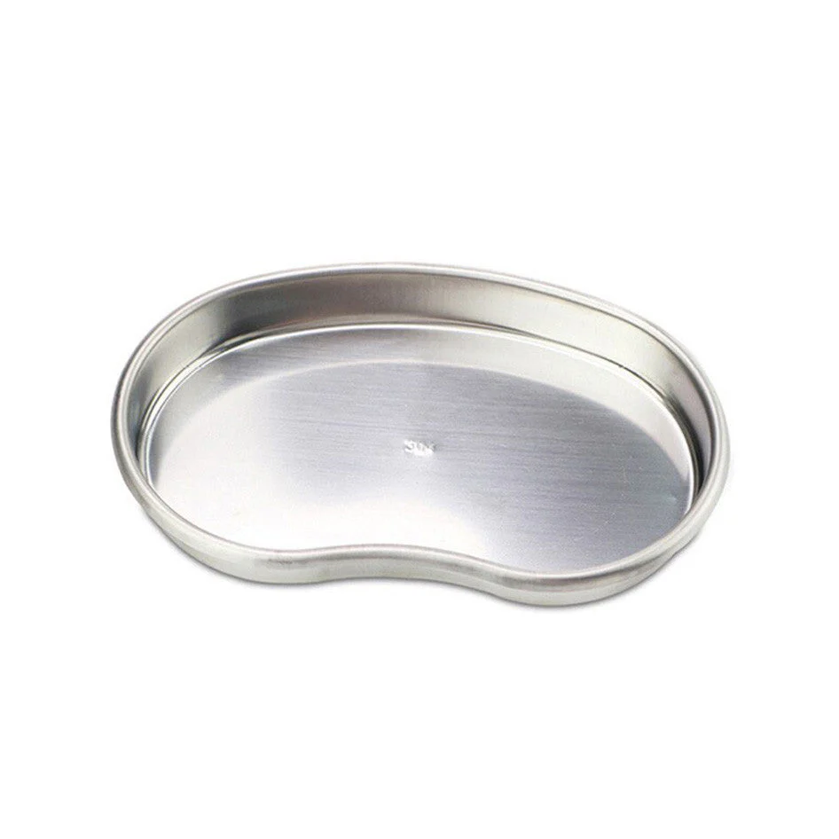 Kidney Shaped Stainless Steel Dish Medium