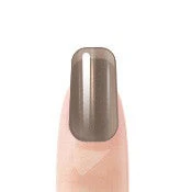 Nail Lacquer - Metallic Silver Deep Brown M203