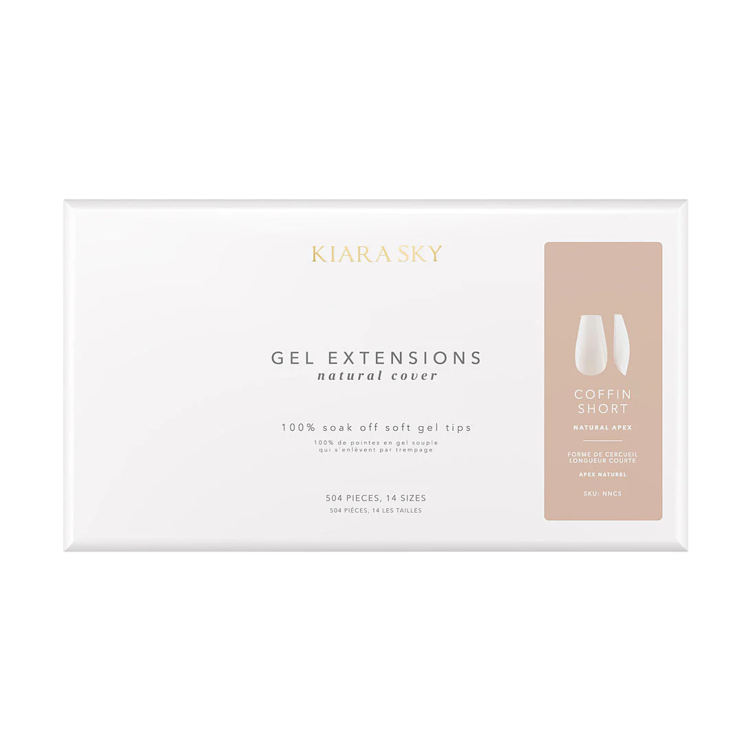 Natural Gel Extensions - NNCS Coffin Short