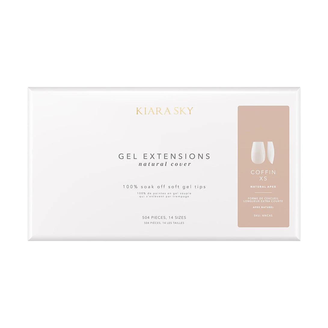 Natural Gel Extensions - NNCXS Coffin XS