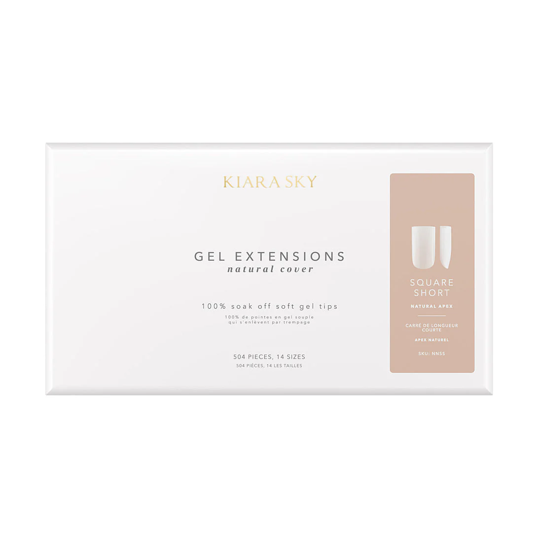 Natural Gel Extensions - NNSM Square Medium
