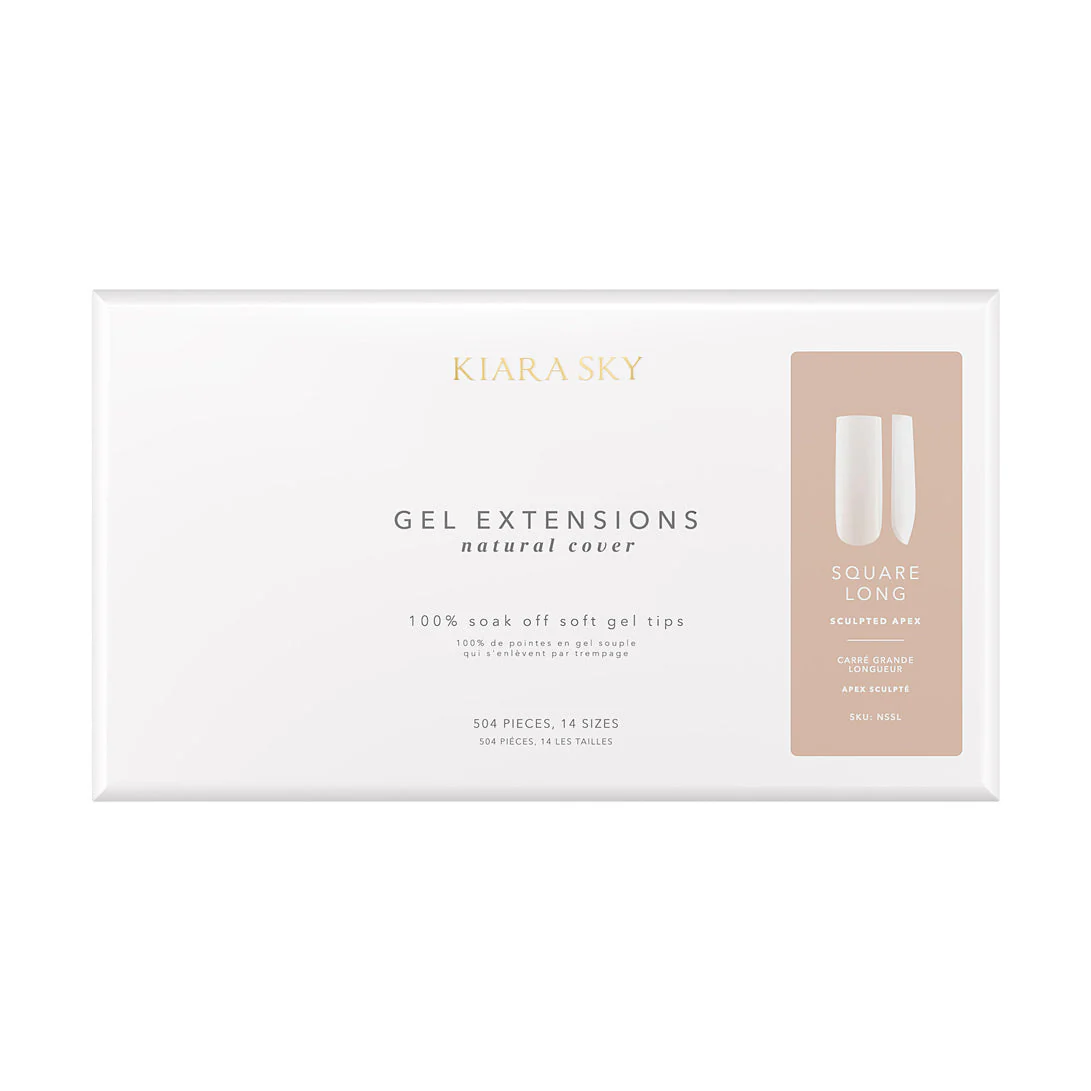 Natural Gel Extensions - NSSL Square Long
