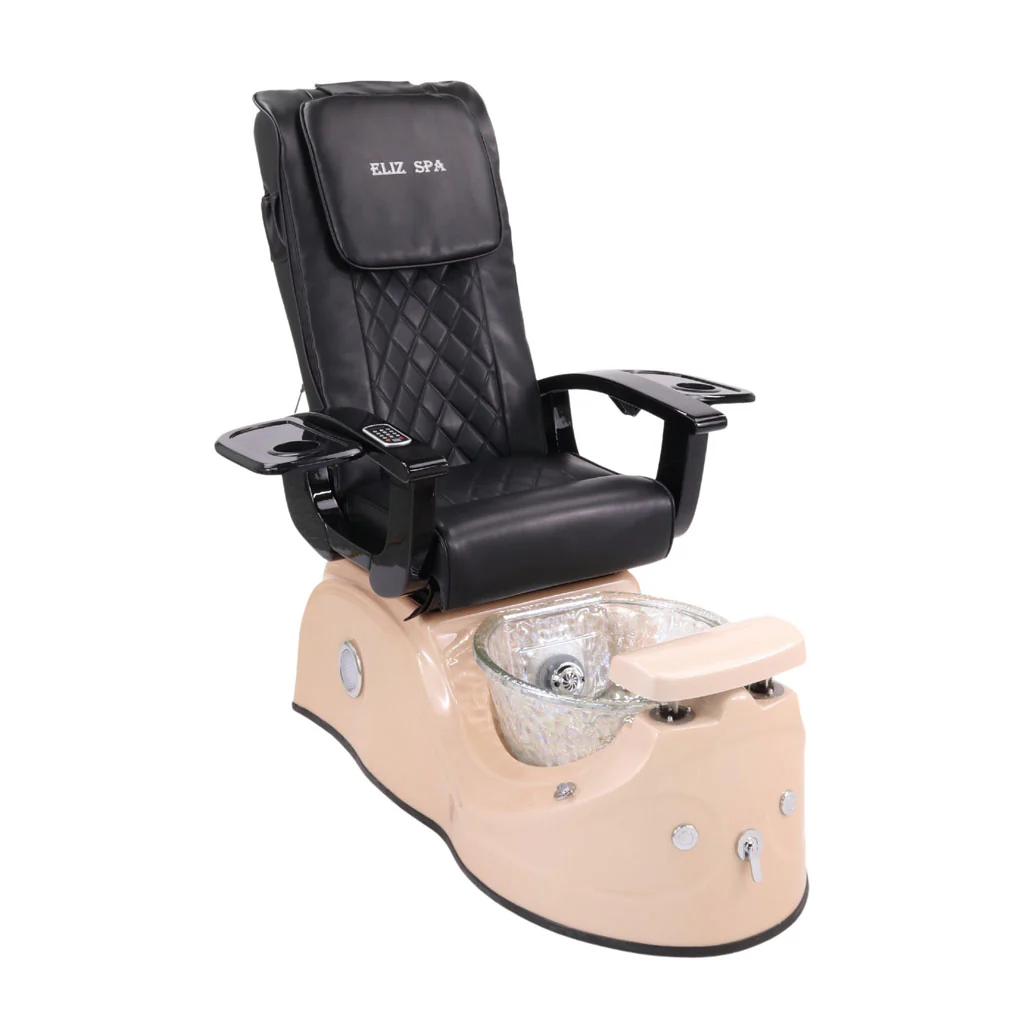 Pedicure Spa Chair - Cloud (Black | Black | Pink)