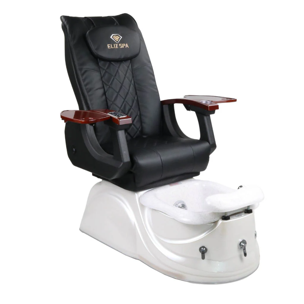 Pedicure Spa Chair - Pearl (Wood | Black | White)