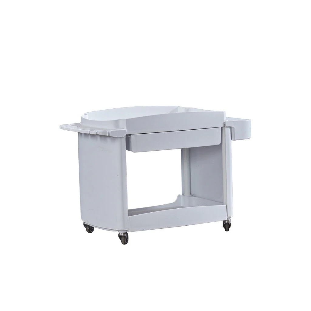 Pedicure Trolley White 1 Shelf