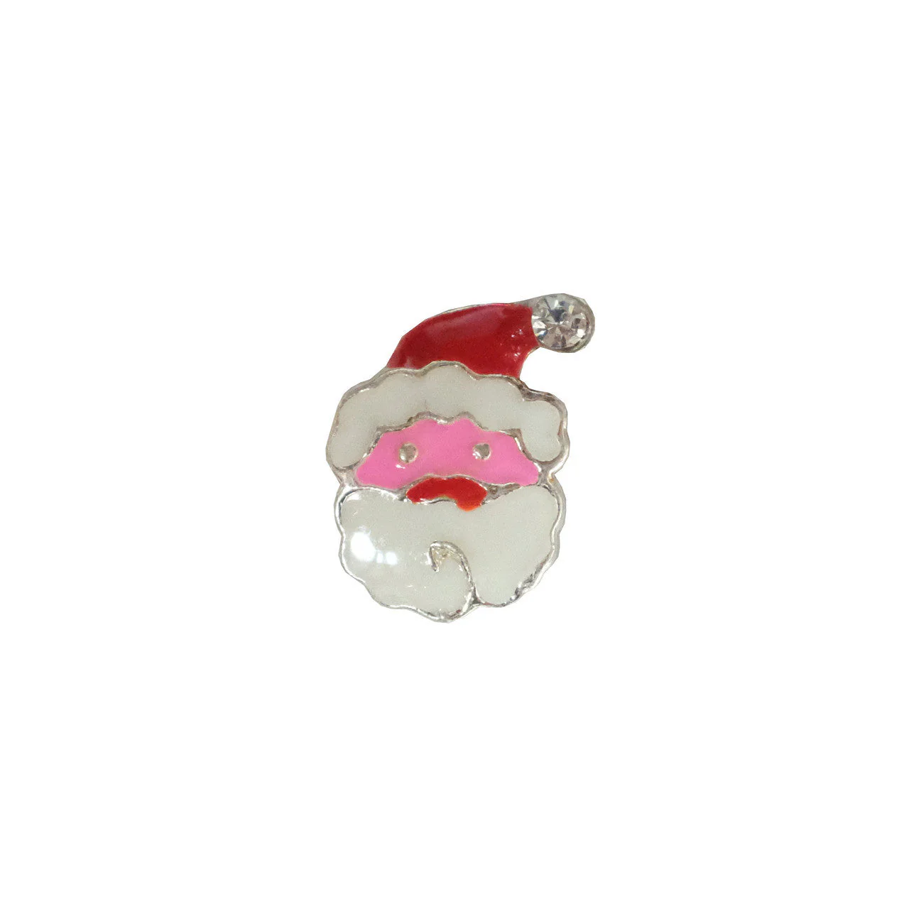 Pink Santa Charm