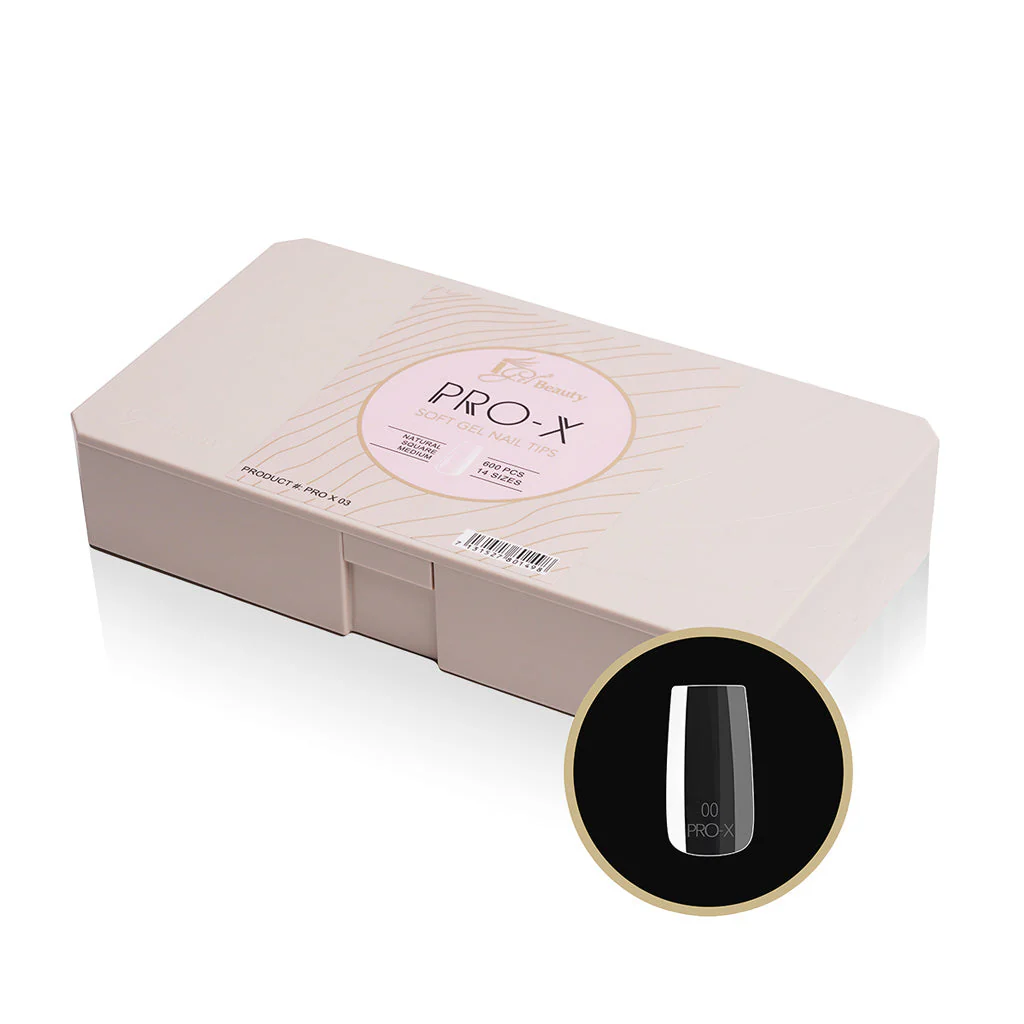 Pro-X Soft Gel Nail Tips - 03 Square Medium