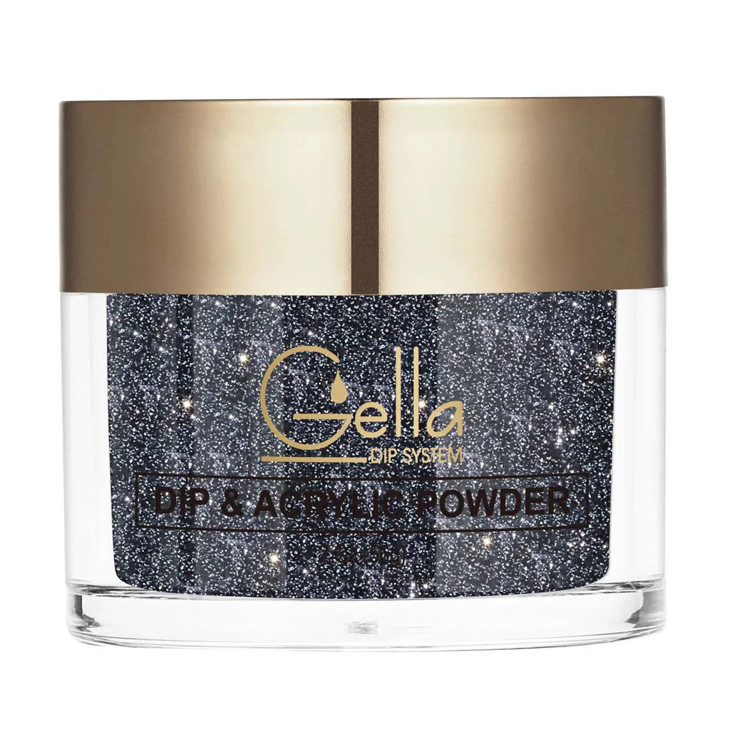 Reflective Dip & Acrylic Powder - D161 Galaxy Black