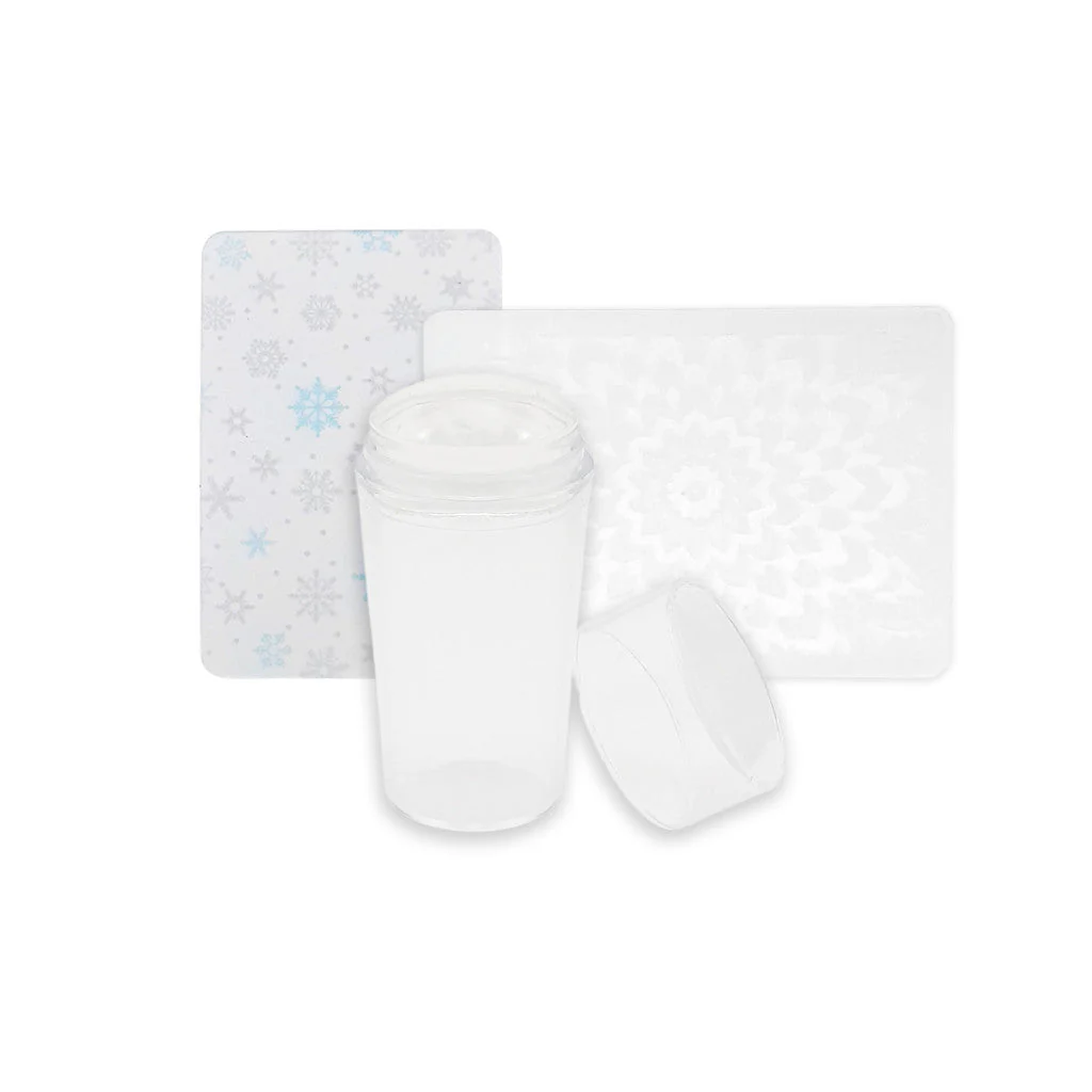 Silicone Nail Art Stamp and Scrapers Assorted