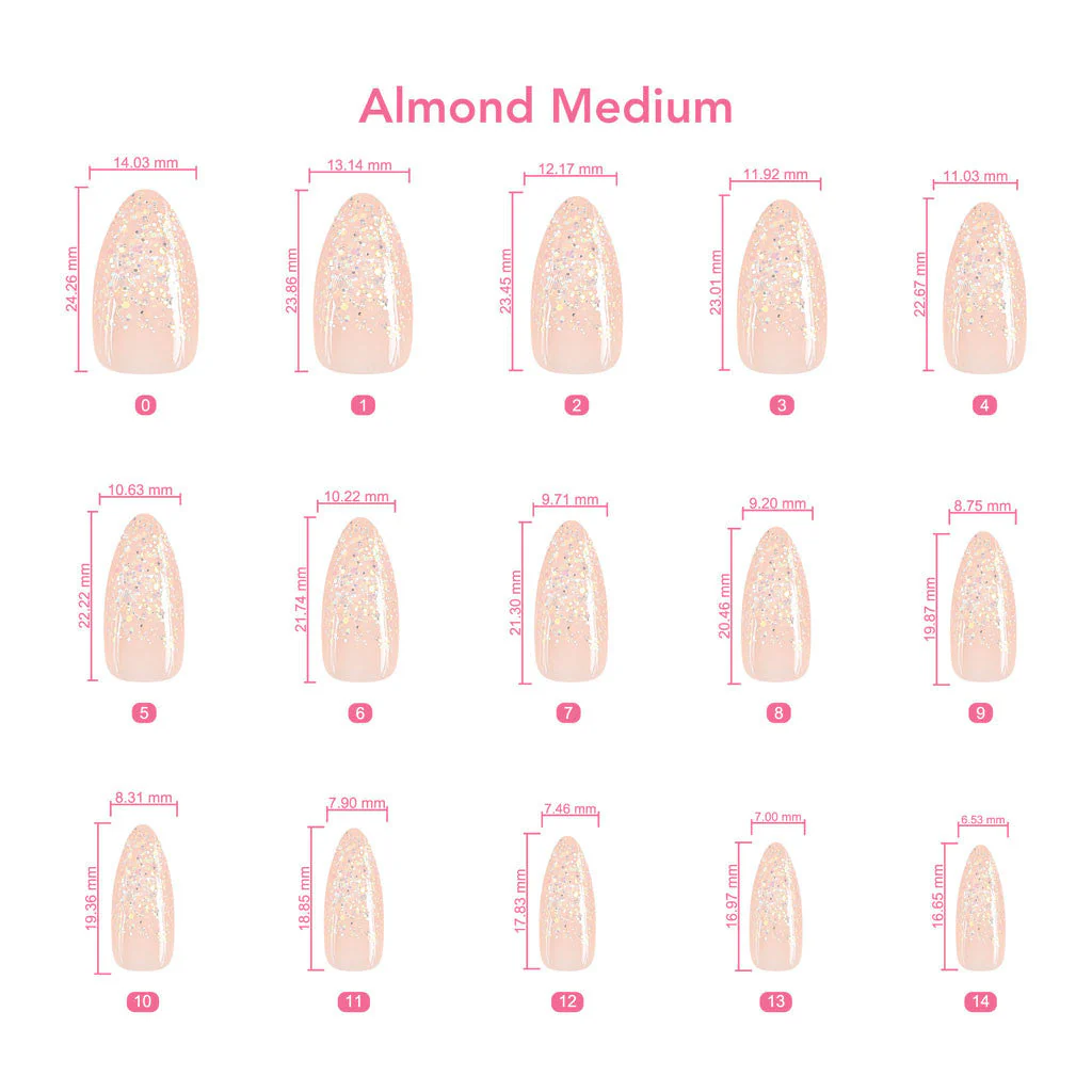 xPress Pro Press-On Nail Tips - XPAM01 Blush Hour - Image 6