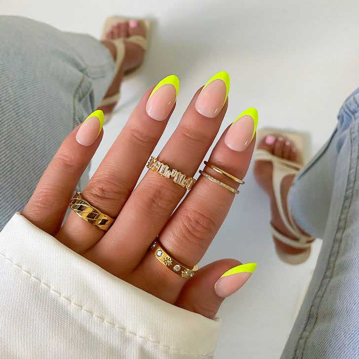 xPress Pro Press-On Nail Tips - XPAS06 Limoncello