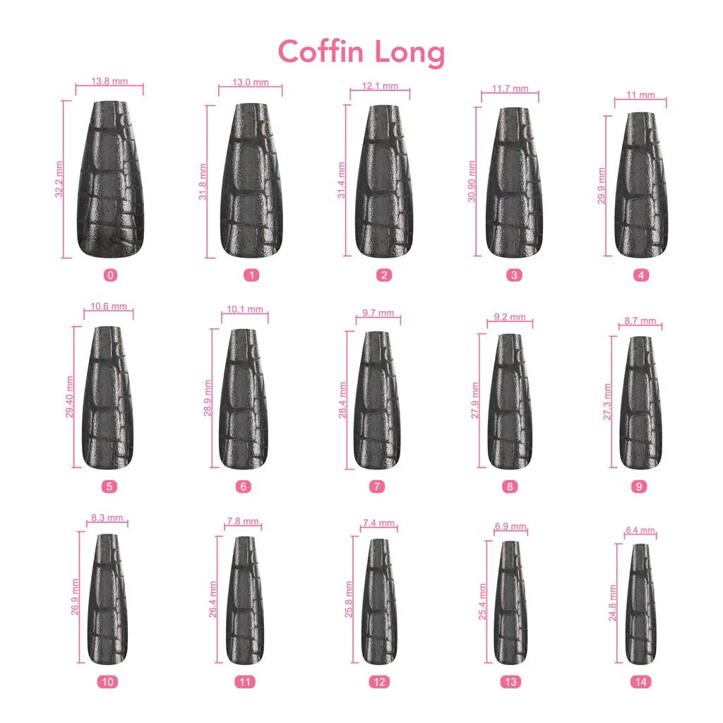 xPress Pro Press-On Nail Tips - XPCL02 Dark Soul - Image 7