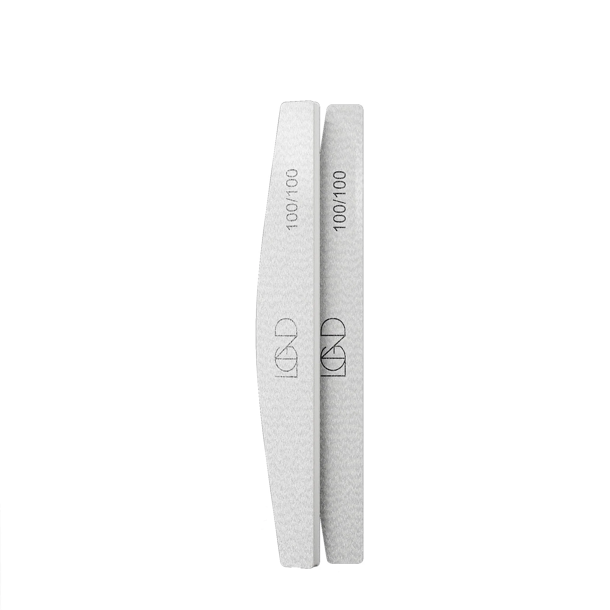 Nail File - Zebra Half Moon File 100/100 4 pack
