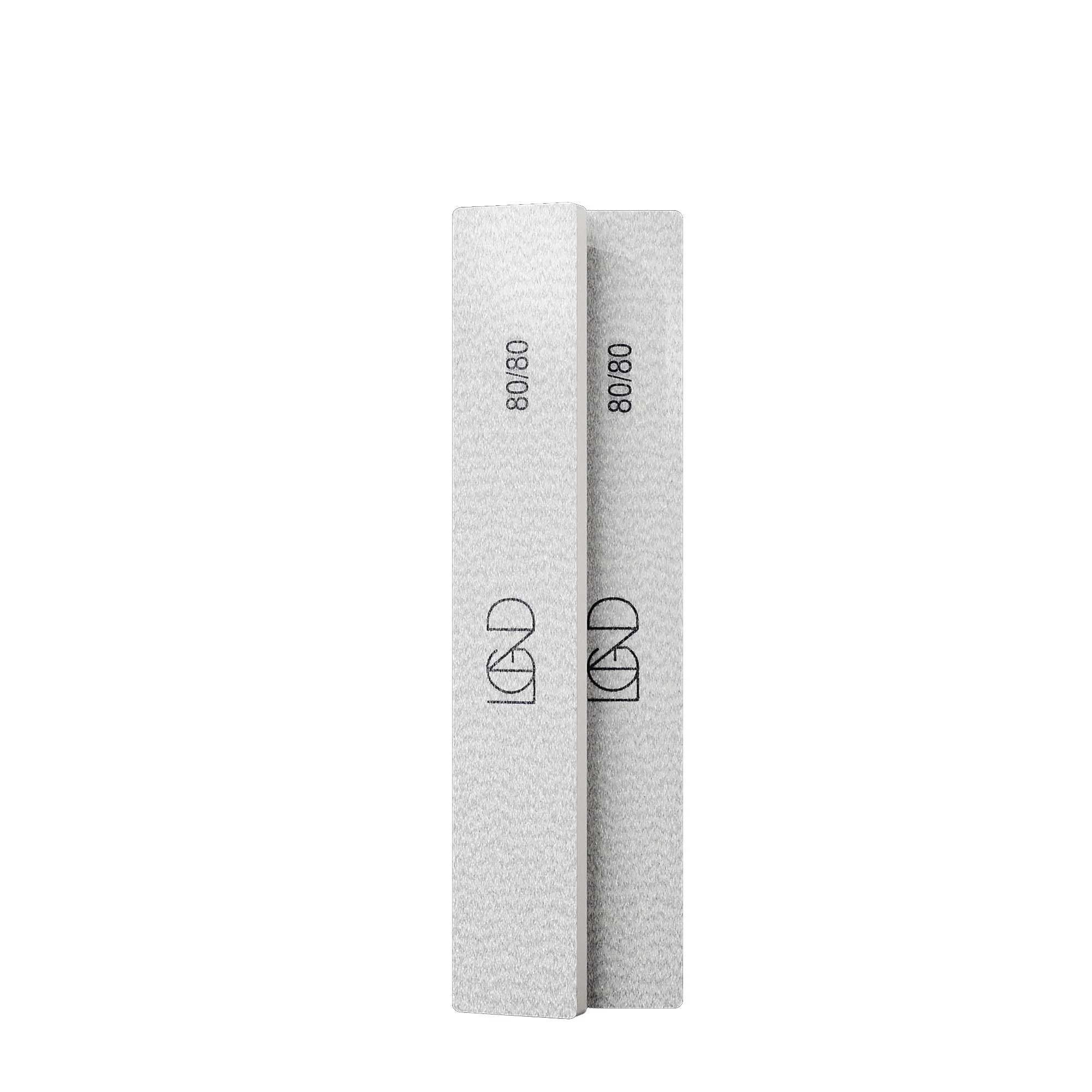 Nail File - Zebra Rectangle File 80/80 - 4 pack